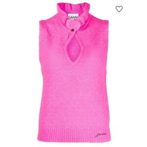 Pink Ganni Sweater top